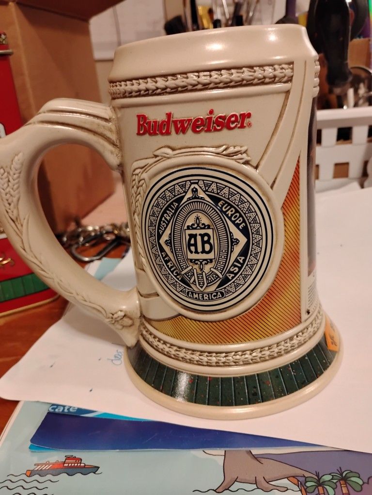 Budweiser Historic Advertising Real Harmony Collector's Mug And Tin