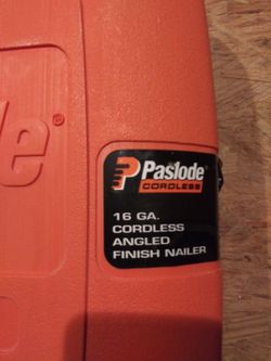 Paslode finish nailer