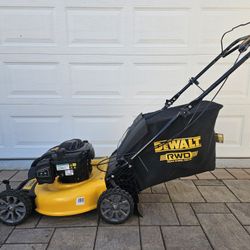 Dewalt 6.25hp Brand New Mower Rear Wheel Drive Variable Speed Self Propel Lawnmower Mint Condition