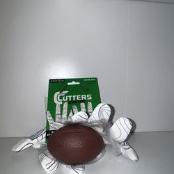 Cutters Football Gloves White Adult Large/X-Large