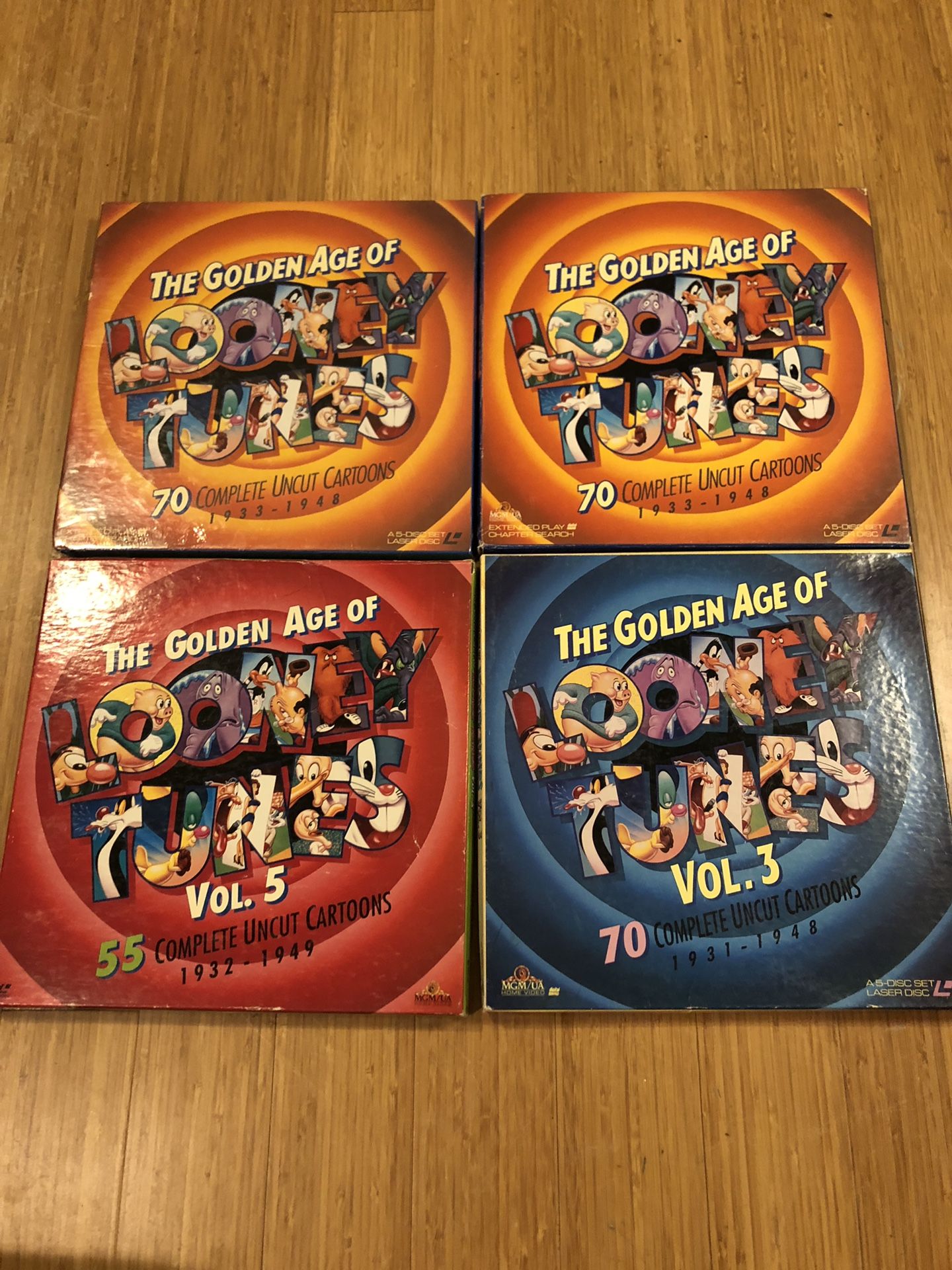 Laser Discs (LD) Looney Tunes The Golden Age (Read Description)