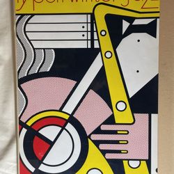 ROY LICHTENSTEIN Aspen Winter Jazz Poster 1967