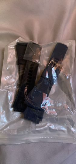 Black Watch Band with Gold Buckle