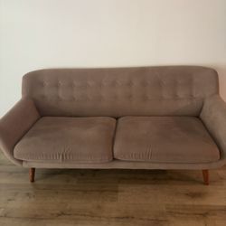 Mid-Century Modern Style Sofa / Love Seat 