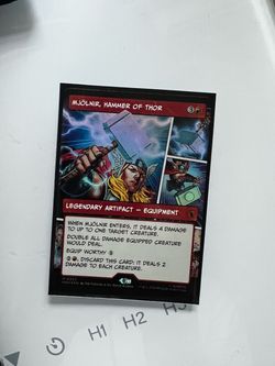 Mjolnir, Hammer of Thor (Foil) Magic the Gathering Marvel