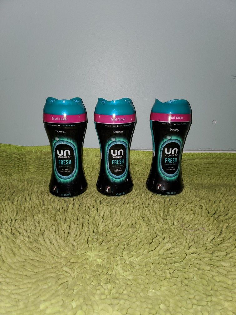 3 Downy In Wash Scent Booster 5oz Unstoppable Fresh