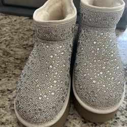 Ladies Glitter Boots