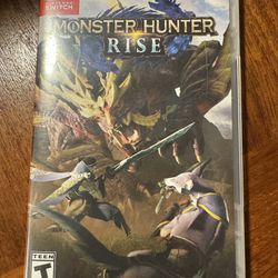 Monster Hunter Rise For Nintendo Switch 