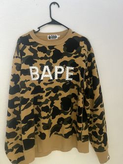 authentic bape crewneck XL