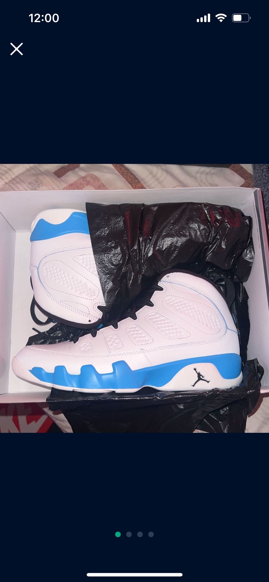 Air Jordan Retro 9 Powder Blue