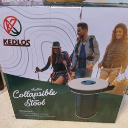 Portable Collapsible Folding Stool, Retractable Telescoping Foldable Camping Stool for Adults for Outdoor Fishing Hiking Gardening Travel BBQ (Green)