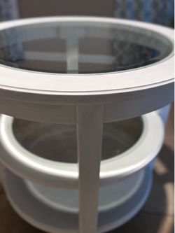 Circular Glass Table