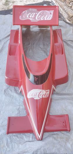 Vintage 1980s Coca-Cola Go Kart Body Only w/ Spoiler