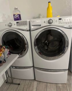 Washer and dryer
