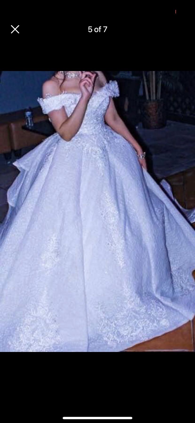 Wedding Dress Coming With Simple Long Veil