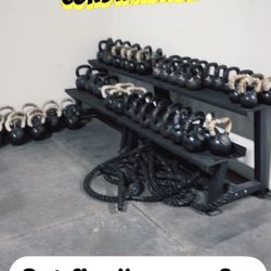 $2 A Pound Cast Iron Kettlebells And Still Rubber Coated Kettlebells. 