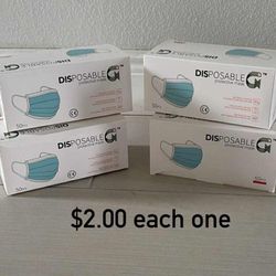 Face Mask New Each Box $2