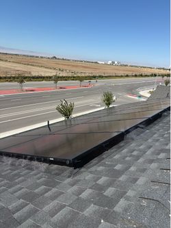 100’ roll of black PVC-coated galvanized steel