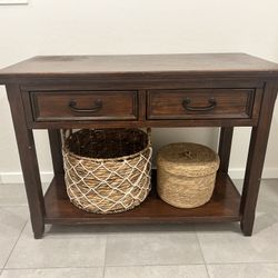 Hardwood Console Table