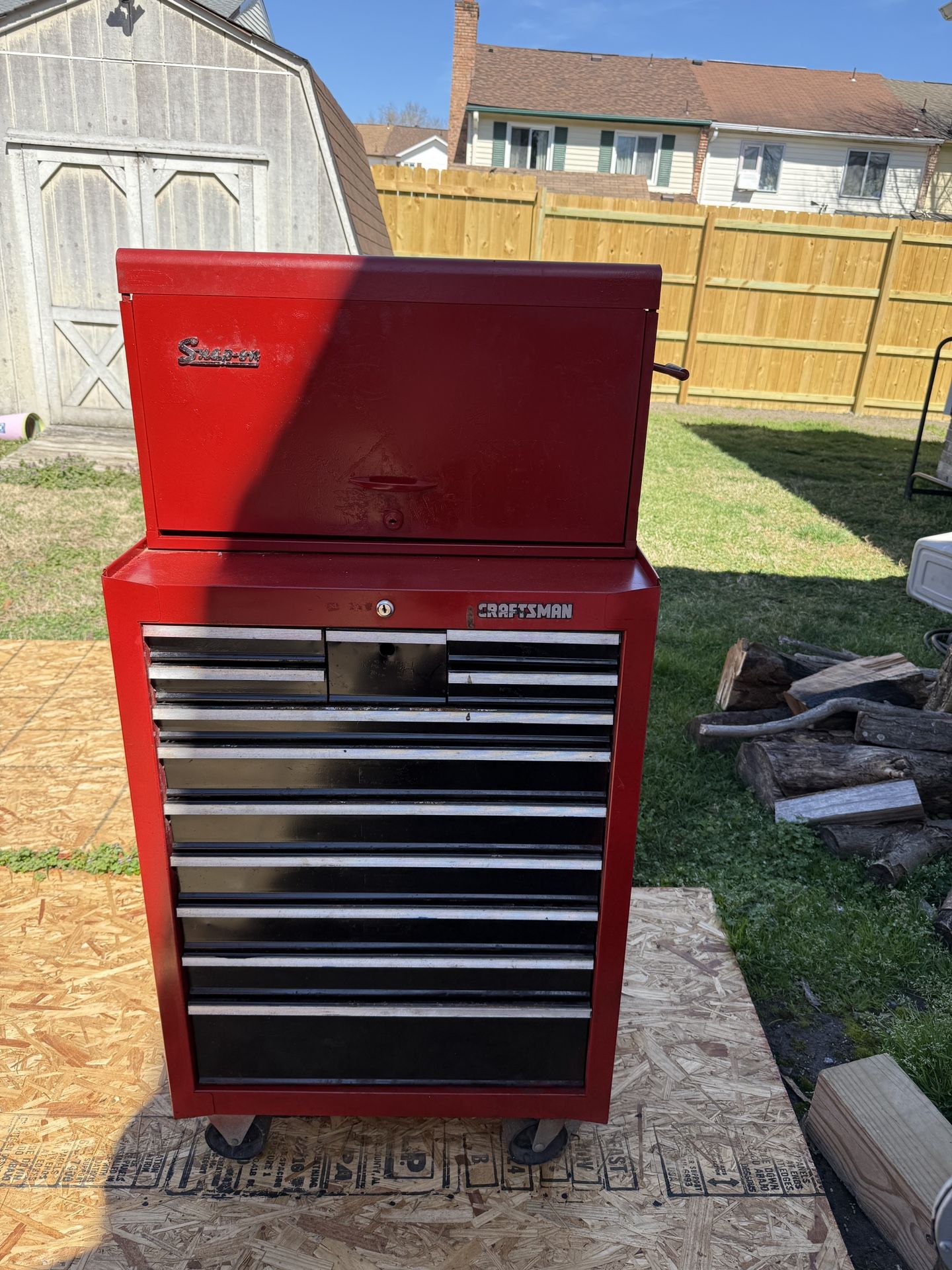 Snap On/ Craftsman Rolling Tool Chest Combo