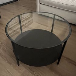 Glass Top Coffee Table 