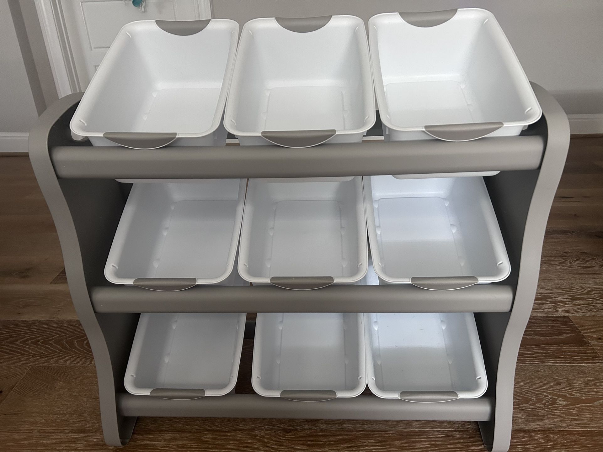 Sterilite 9 Bin Storage Organizer Rack Crafts Toys Books School Supplies