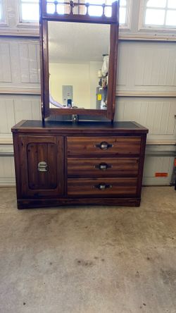 Dresser and Mirror