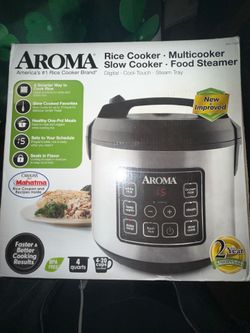 Aroma rice cooker multi cooker slower cooker food steamer