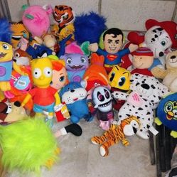 Stuffed  Animals!! Cartoon Characters