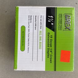 Grex 1 1/4  18GA 1/4 Crown