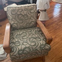 Mid-Century Modern Chair Original Upholstery 