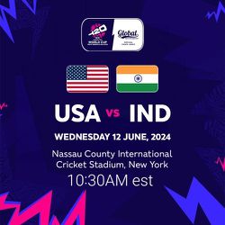 ICC Men’s T20 - USA v. INDIA 