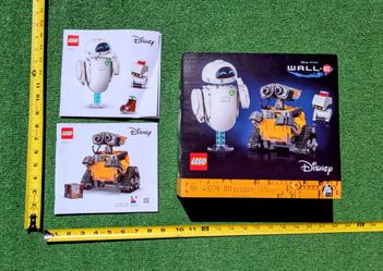 LEGO Disney/Pixar: WALL-E + EVE Set 43279 Box+Instructions Only-NO Legos GUC