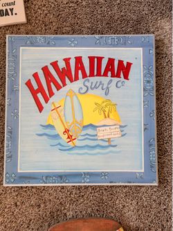 Hawaiian Surf Painting