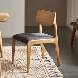 4- Castlery Vincent Dining Chairs in Oak 