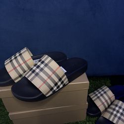 Burberry slides
