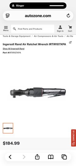 Ingersoll Rand 3/8” Pneumatic Air Rachet