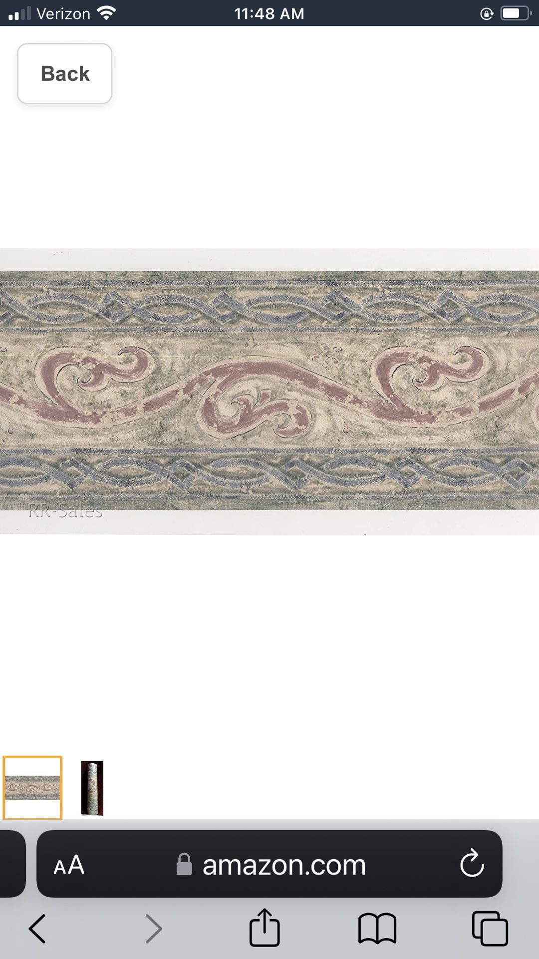Croscill Benetello Geometric Floral wallpaper border five rolls