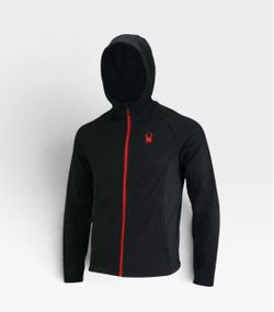 NEW Spyder Men’s XL Hoodie Full Zip Black Jacket NWT