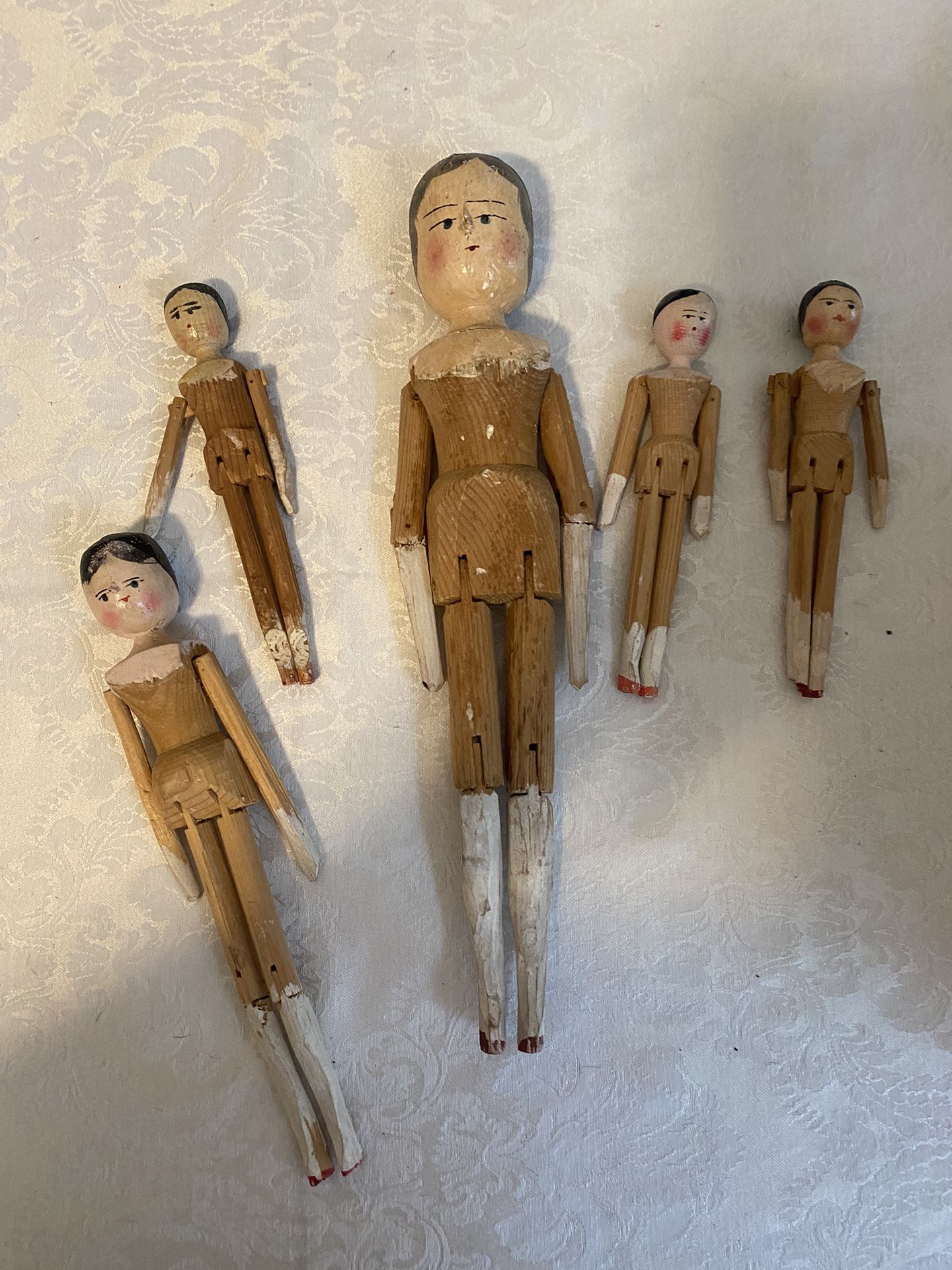 Asian Wooden Dolls