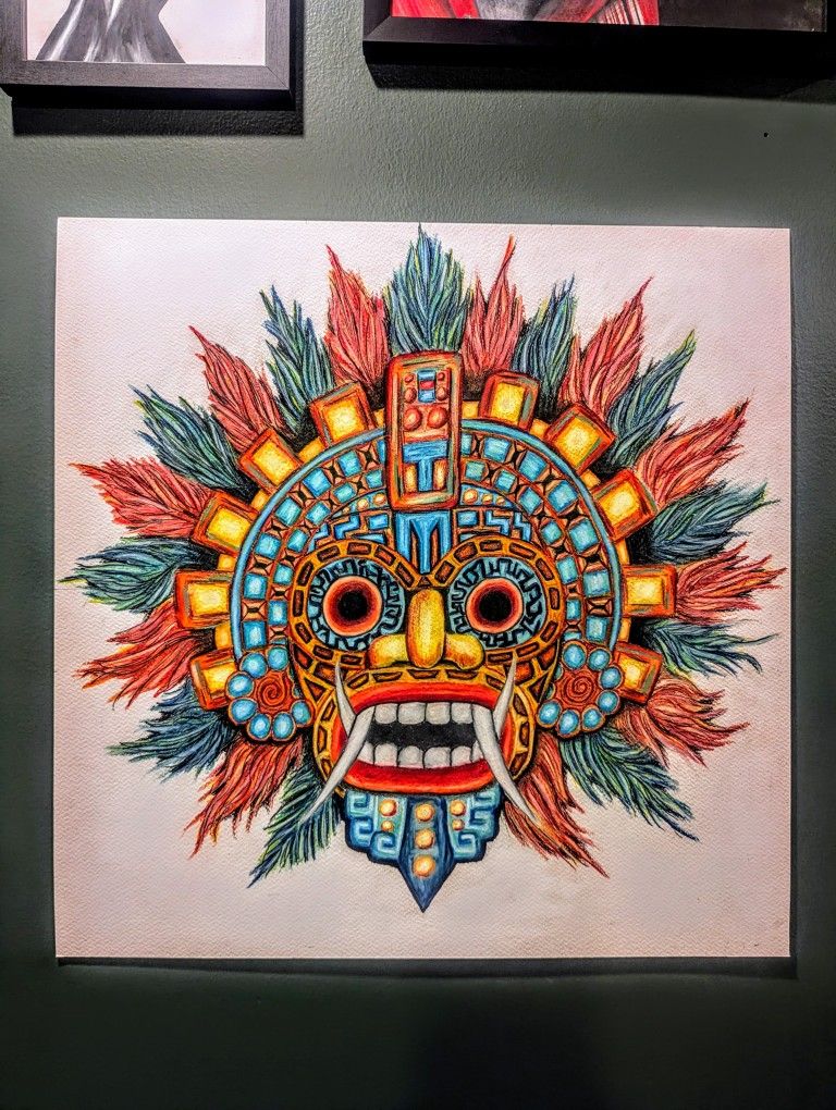 Aztec Style Drawing