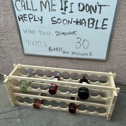 Wine Bottles Rack Wood $30 Each Or Both For $50