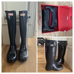 High gloss Waterproof Hunter Boots