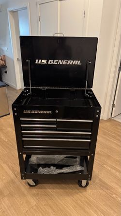 US General 5 Drawer Tool Cart