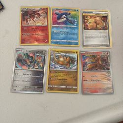 Pokemon 6 Card Lot