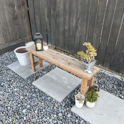 Wood Bench
