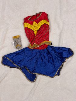 Wonder Woman Costume Little Girls Kids Dress – Size Unknown