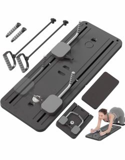 Pilates Board, Multifunctional Abdominal Board, Ab Core Trainer, Black