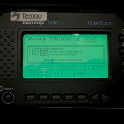  Techtronix TV90 Coax Cable Scout 