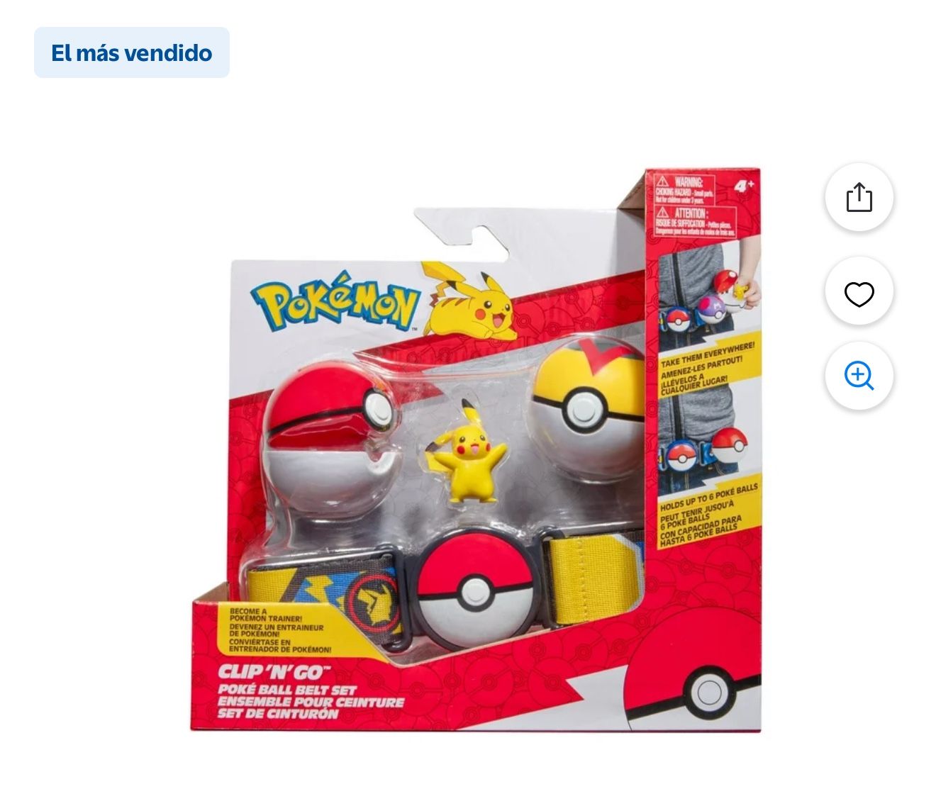 Pokemon Ball Belt Set